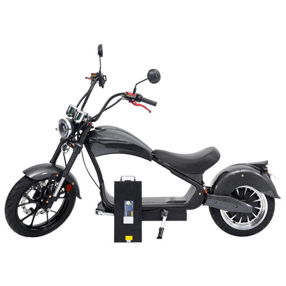 Soversky 4000w-45MPH SoverSky MH3 Lithium Chopper Scooter Electric Motorcycle