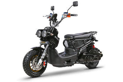 Monster S - 72V Electric Scooter Rugged Off-Road Style Moped Ebike