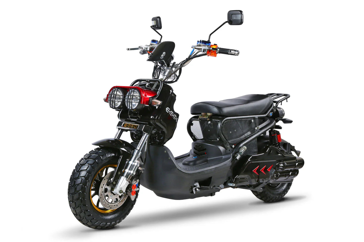 Monster S - 72V Electric Scooter Rugged Off-Road Style Moped Ebike