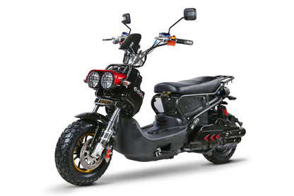 Monster S - 72V Electric Scooter Rugged Off-Road Style Moped Ebike