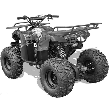 MotoTec Bull Kids Gas Powered ATV 125cc 4-Stroke Kids Gas ATV ,12V/5Ah,Speed-30mph,Wheel-31"