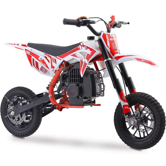 electric dirt bike mototec red