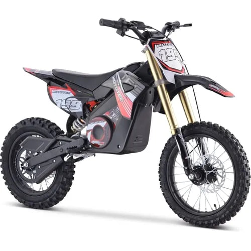 Mototec 48v Pro Electric Dirt Bike 1800w Lithium SteelAge-13+|Capacity:150 lbs|Speed-18 MPH|Rang-11 miles