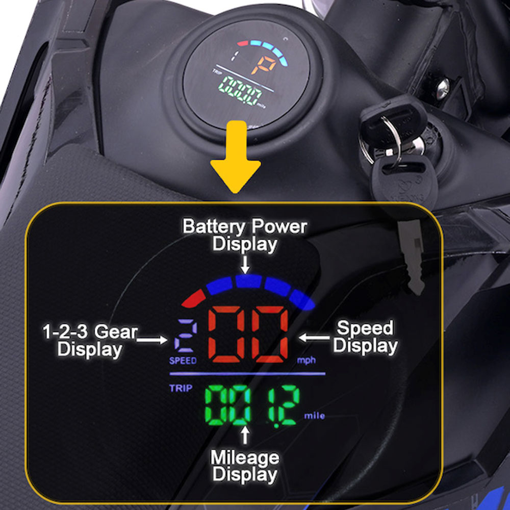 MotoTec 72v 5000w Pro Electric Dirt Bike Lithium