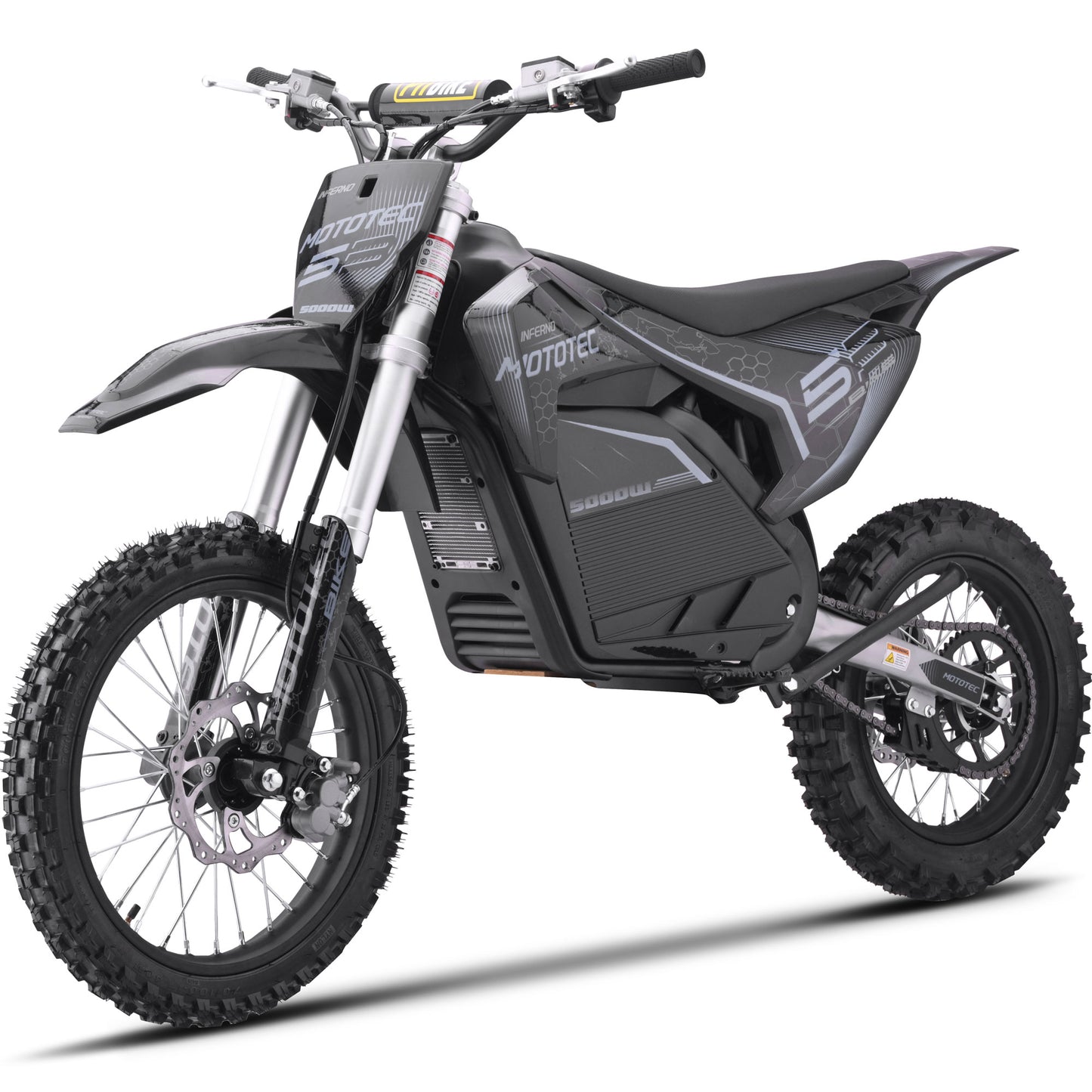 MotoTec 72v 5000w Pro Electric Dirt Bike Lithium