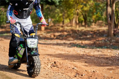 MotoTec 24v 250w Mini Bike Electric Powered|Rider Weight: 150 lbs|Speed: 10 mph|Battery: 24v/9ah|Age: 6+ Years Renovomotors