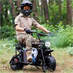 Electric mini bikes MotoTec ,48v1000w,Range-25 miles,Speed-20mph,Capacity-185 lbs,Size: 57x27x37 inches Renovomotors