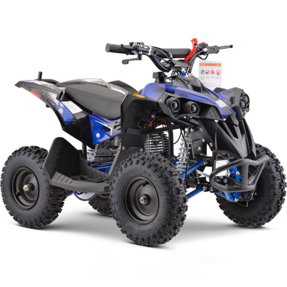 MotoTec Renegade 40cc 4-Stroke gas atv for kids ATV capacity-150lbs age 6+/Off Road Use Only