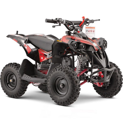 MotoTec Renegade 40cc 4-Stroke gas atv for kids ATV capacity-150lbs age 6+/Off Road Use Only