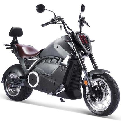 MotoTec Typhoon 72v 30ah 3000w Lithium Electric Scooter Size-1935X780X1175MM,Speed-43 MPH,Range- Range Per Charge: 35miles