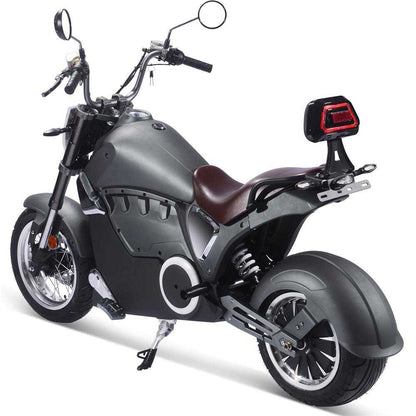 MotoTec Typhoon 72v 30ah 3000w Lithium Electric Scooter Size-1935X780X1175MM,Speed-43 MPH,Range- Range Per Charge: 35miles