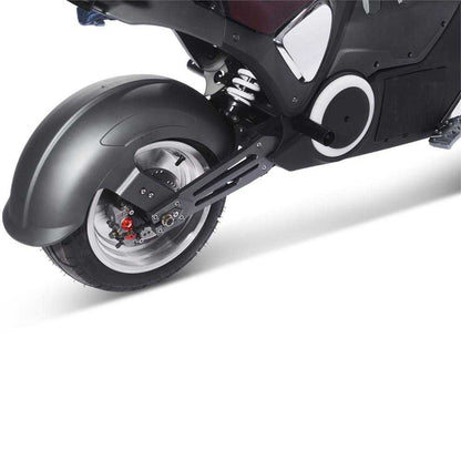 MotoTec Typhoon 72v 30ah 3000w Lithium Electric Scooter Size-1935X780X1175MM,Speed-43 MPH,Range- Range Per Charge: 35miles