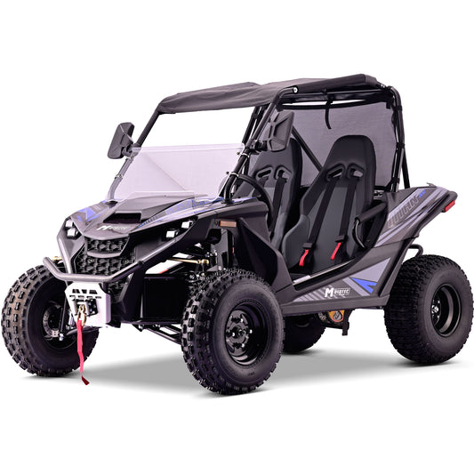 MotoTec Titan 200cc 4-Stroke Gas UTV Blue image 2
