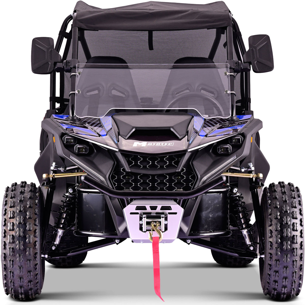 MotoTec Titan 200cc 4-Stroke Gas UTV Blue image 3
