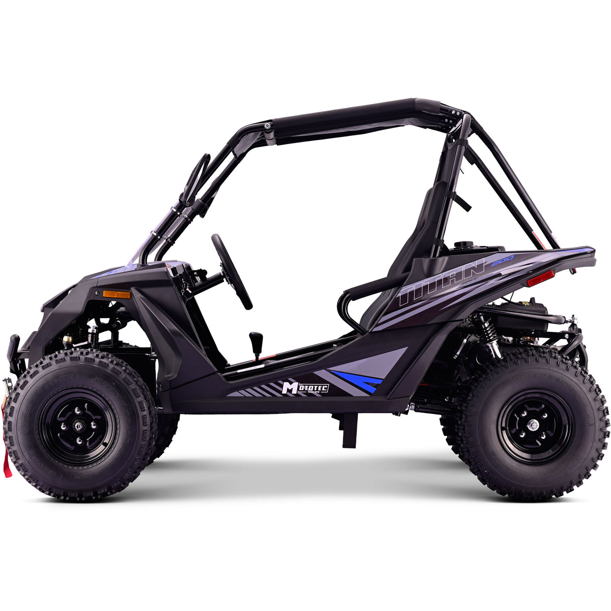 MotoTec Titan 200cc 4-Stroke Gas UTV Blue image 7
