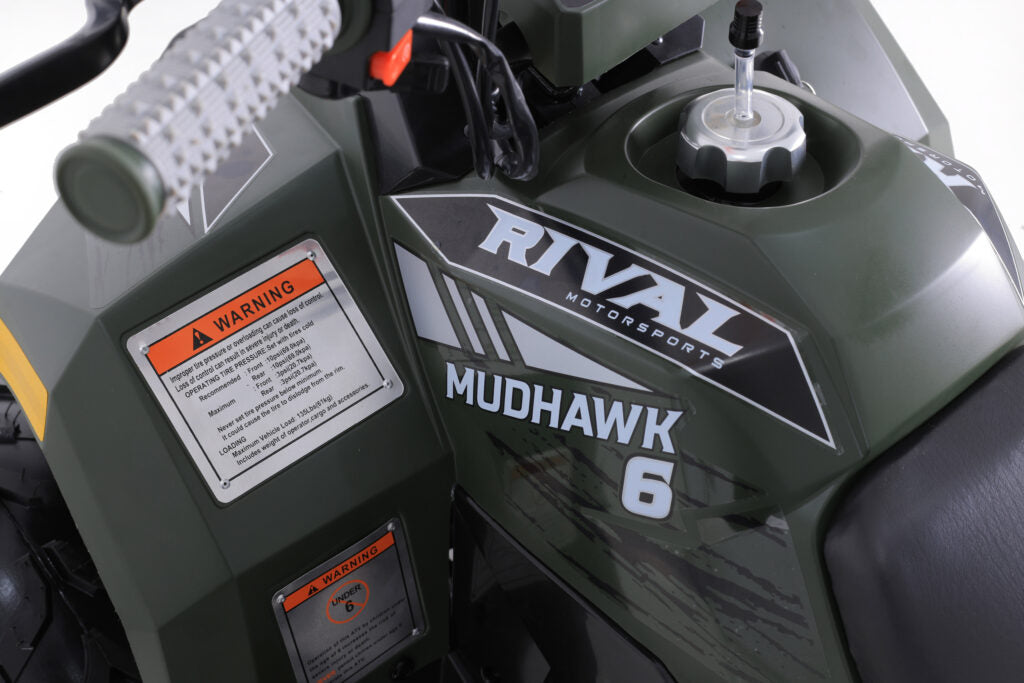 Rival Mudhawk 6 Tao Tao 110 cc/Off Road Use Only