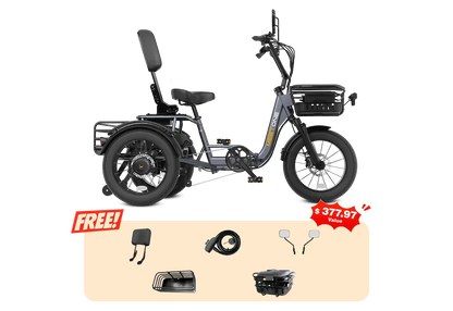 Meet One Breeze Pro Fat Tire Electric Trike Renovomotors