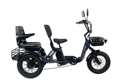 Meet One Pair Electric Trike with Passenger Seat Renovomotors