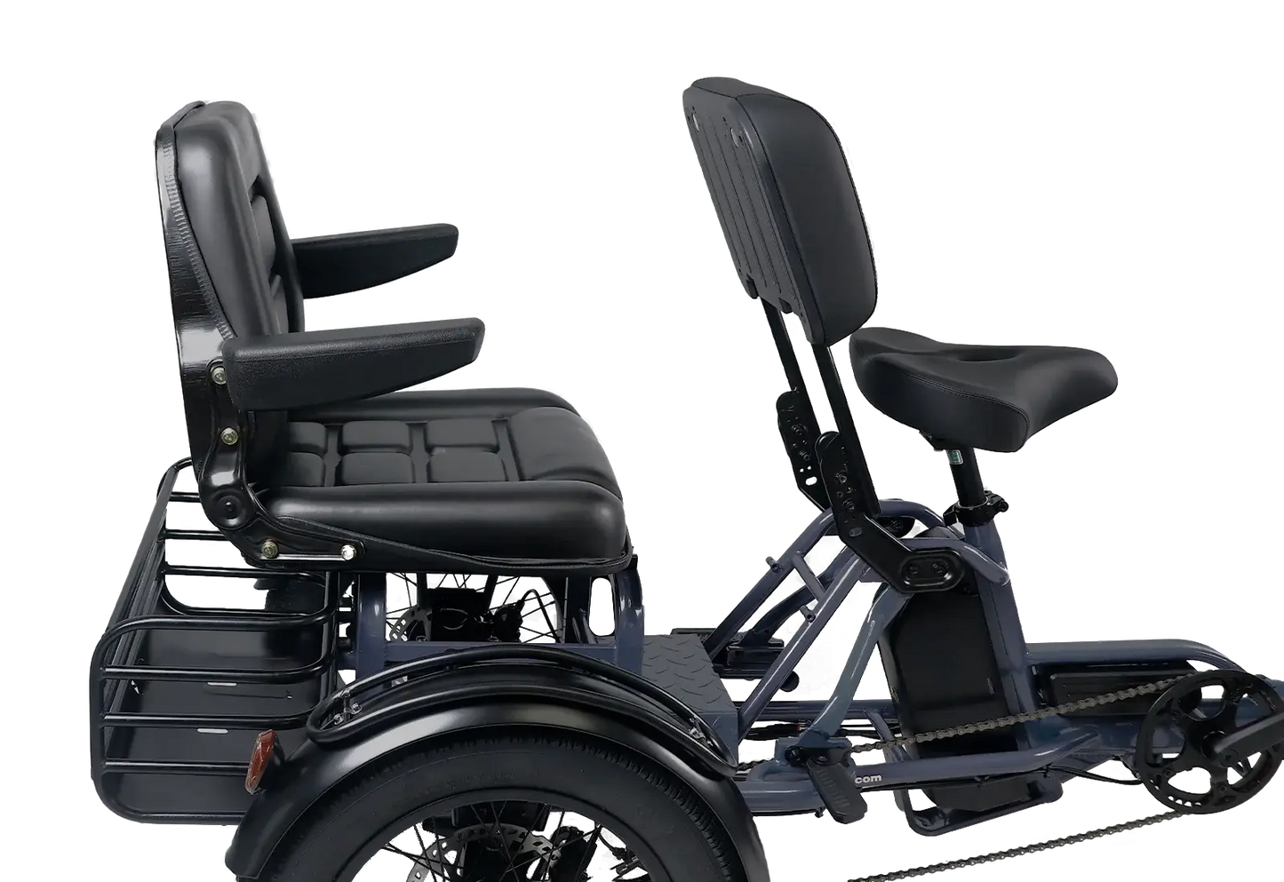 Meet One Pair Electric Trike with Passenger Seat Renovomotors