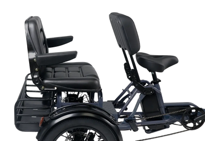 Meet One Pair Electric Trike with Passenger Seat Renovomotors