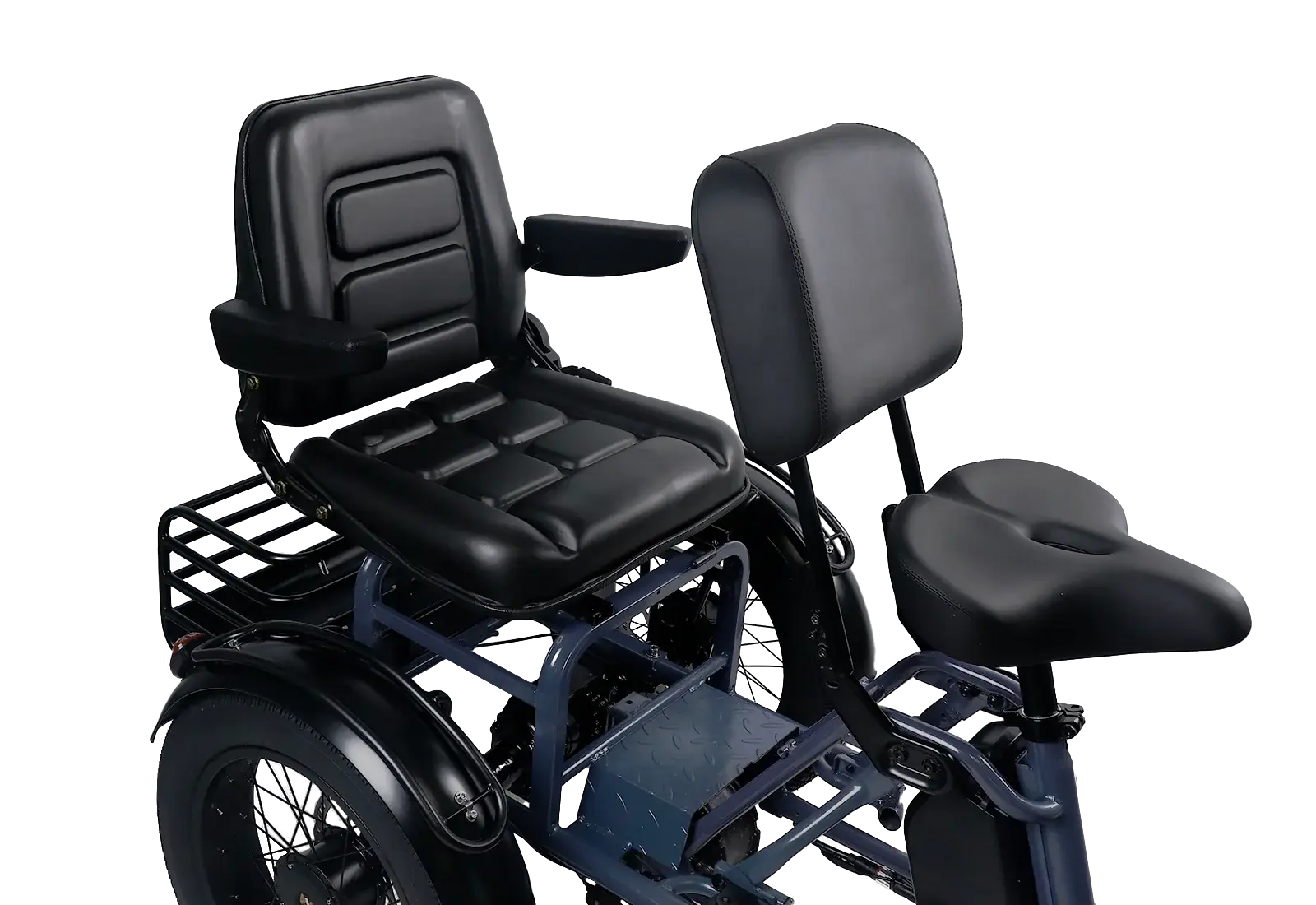 Meet One Pair Electric Trike with Passenger Seat Renovomotors