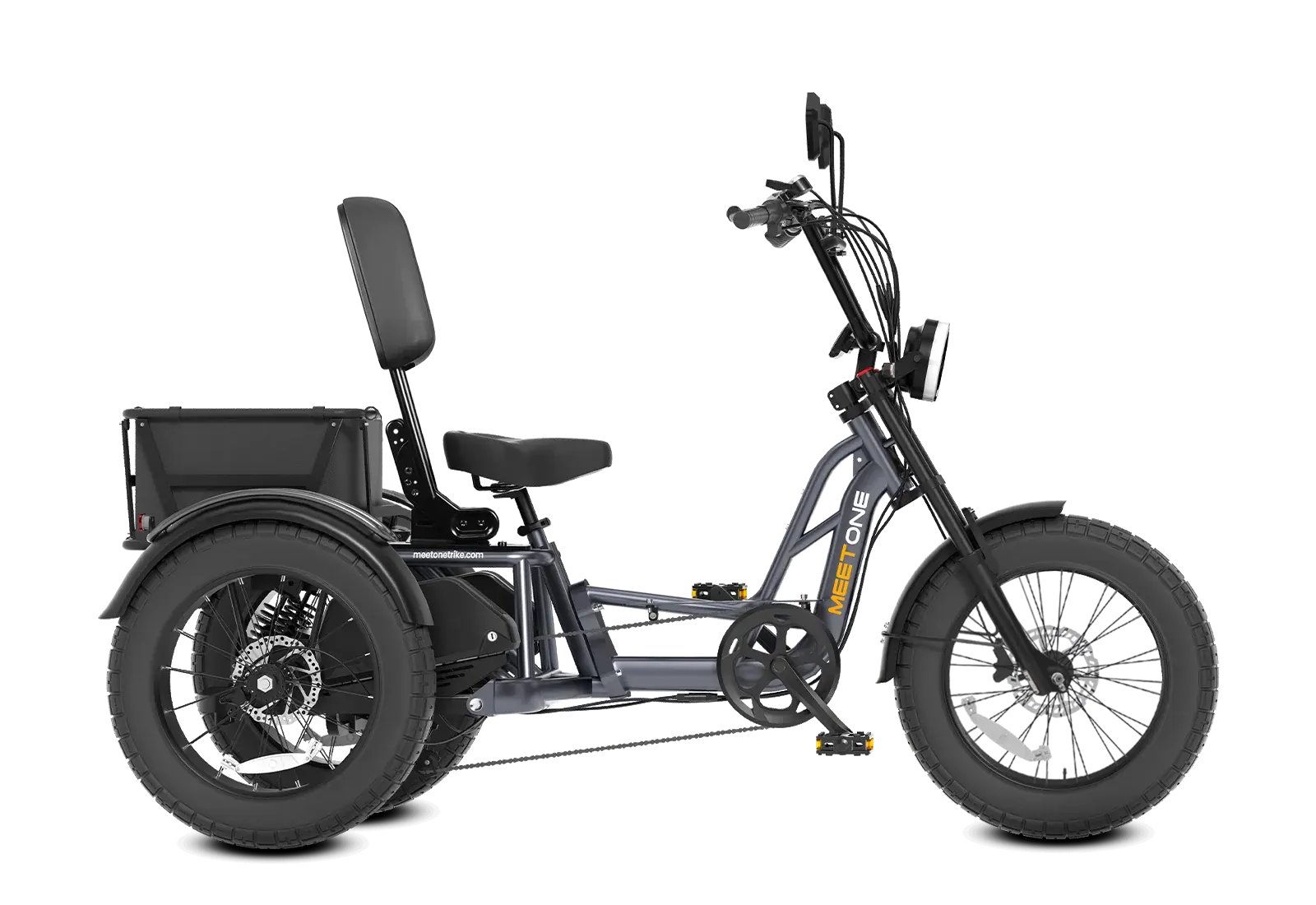 Meet One Tour Lite Full Suspension Electric Trike Renovomotors