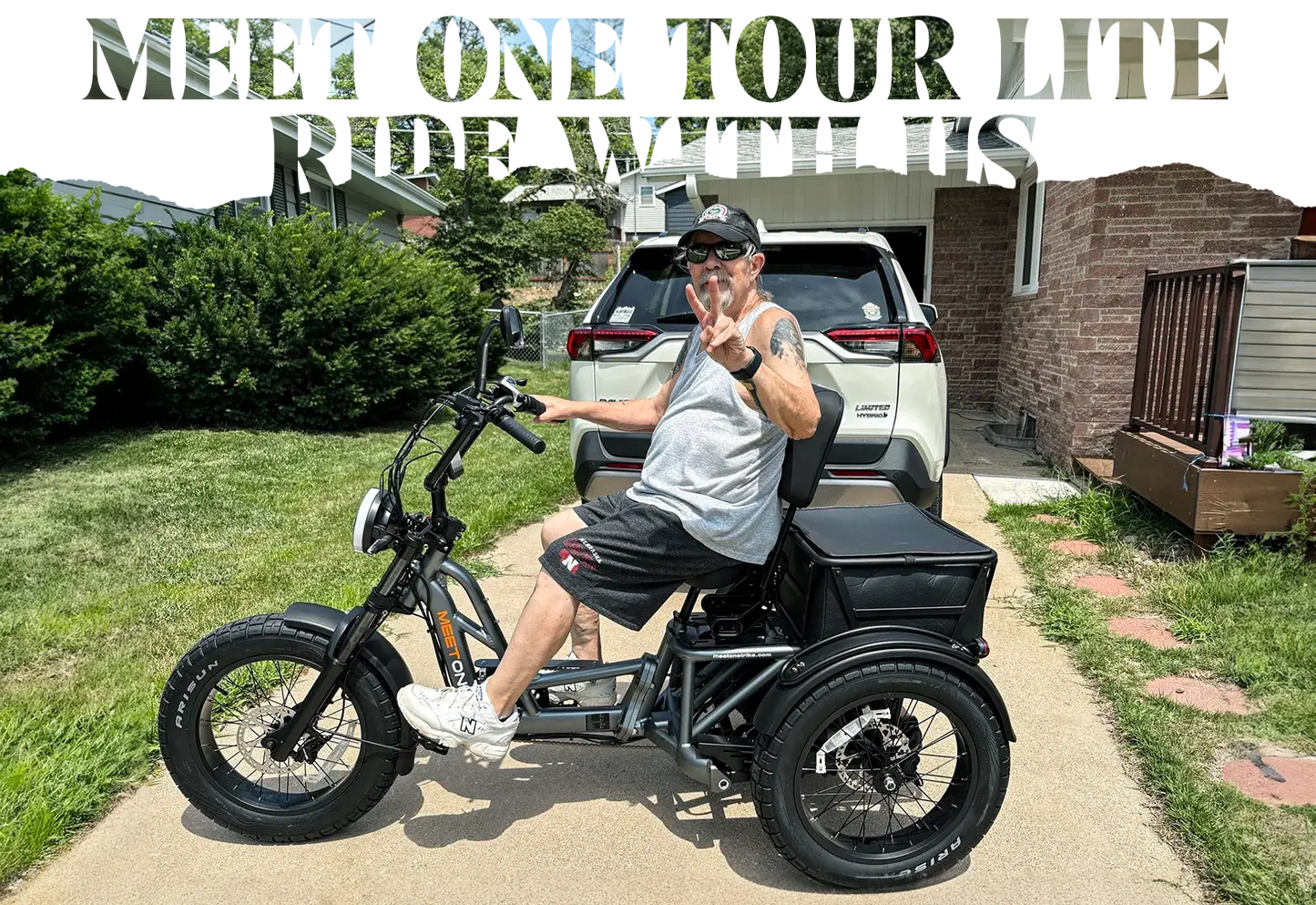 Meet One Tour Lite Full Suspension Electric Trike Renovomotors