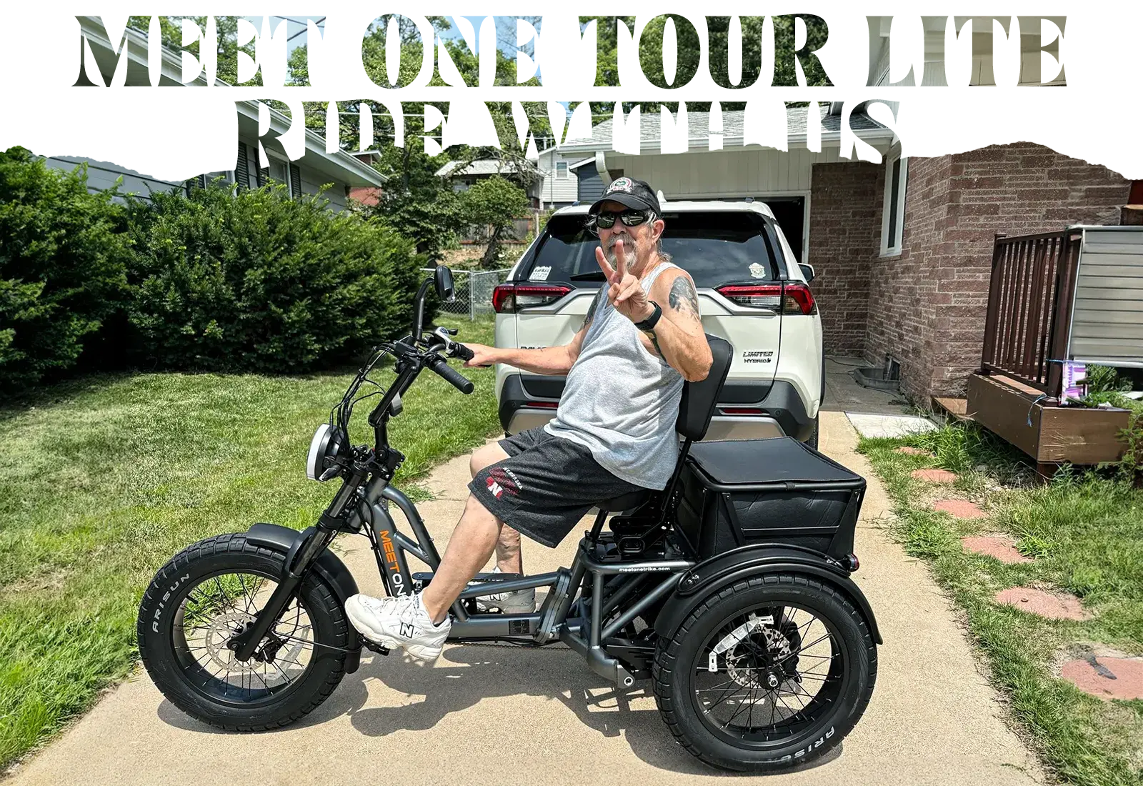 Meet One Tour Lite Full Suspension Electric Trike Renovomotors