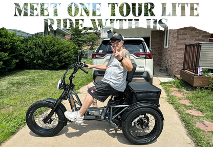 Meet One Tour Lite Full Suspension Electric Trike Renovomotors
