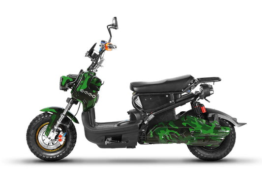 Monster S - 72V Electric Scooter Rugged Off-Road Style Moped Ebike