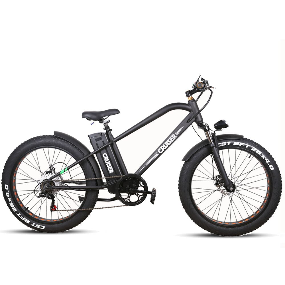 Nakto cruiser electric bike 36V 10A  550W peak 48miles 25MPH 400lbs Renovomotors