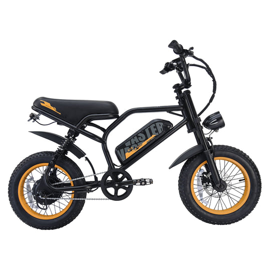AVDLBIKE A13 Teenager Electric Bike – 20-45 Mile Range, 36V12.8Ah, 460Wh Battery, 16" Fat Tire (Orange)