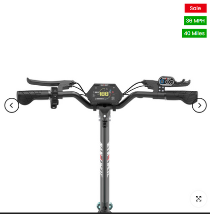NANROBOT LIGHTNING PRO Electric Scooter | Dual 800W Motors | 40 Mile Range | 36 MPH