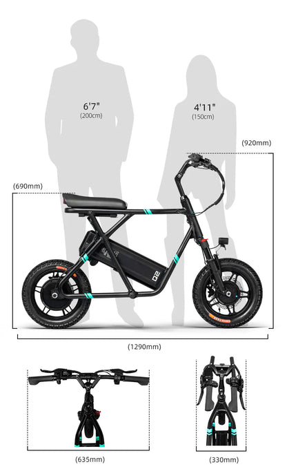 Fiido Q2 Dual Motor Electric Scooter – 1200W Foldable Long Range Scooter