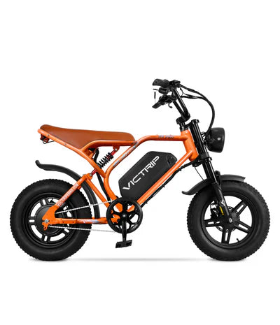 VICTRIP®R6  Pro- 1500W Full Suspension Moped Style EBike