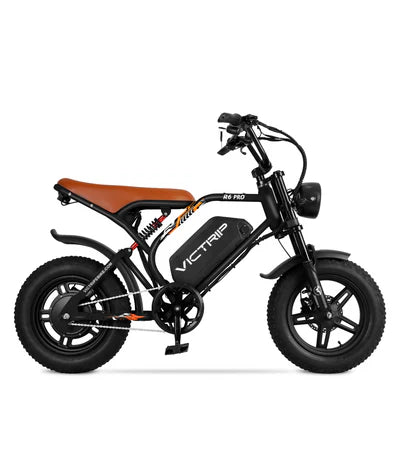 VICTRIP®R6  Pro- 1500W Full Suspension Moped Style EBike