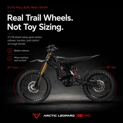 Arctic Leopard XE Pro R - Powerful 74V Dirt EBike - Image 5