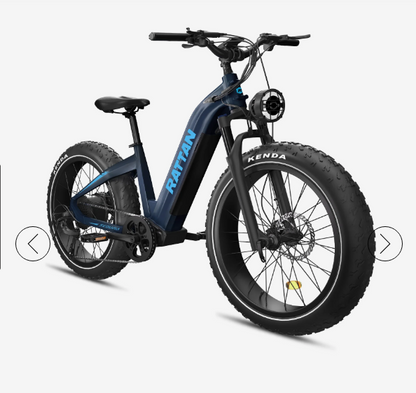 Rattan Sequoia 1500W Fat Tire Electric Bike | 48V 20Ah Samsung Battery | 28 MPH E-Bike