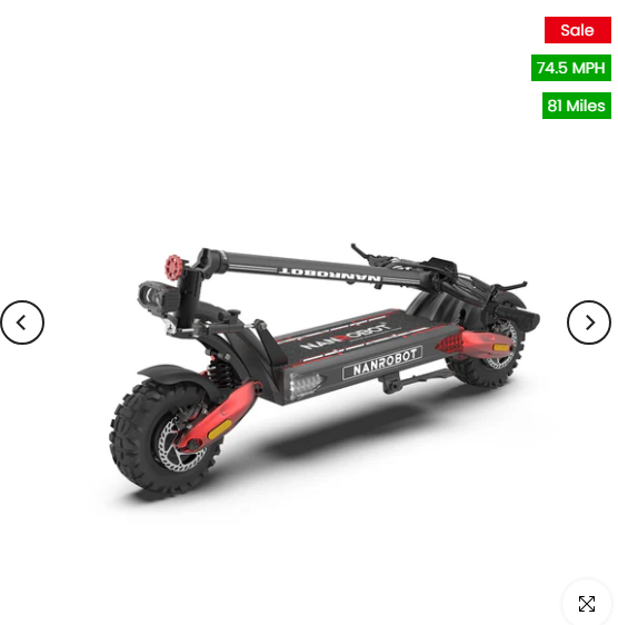NANROBOT LS7+ 72V Electric Scooter Motor: dual motors, 3000W*2 Battery: 72V 35A Tire: 11'' Street tires Brake:Hydraulic brakes