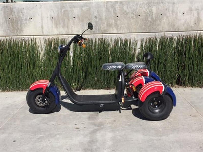 SoverSky T7.0 Electric Fat Tire Mobility Trike | 2000W Electric Trike Scooter