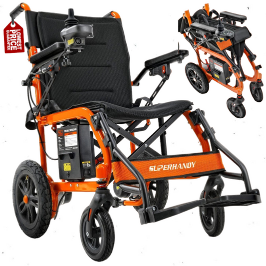 Electric Wheelchair - 24V 6Ah Battery, 220Lbs Max Weight Renovomotors