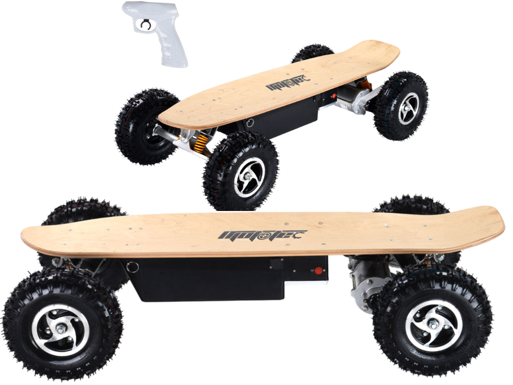 MotoTec 1600w Dirt Electric Skateboard DUAL MOTOR