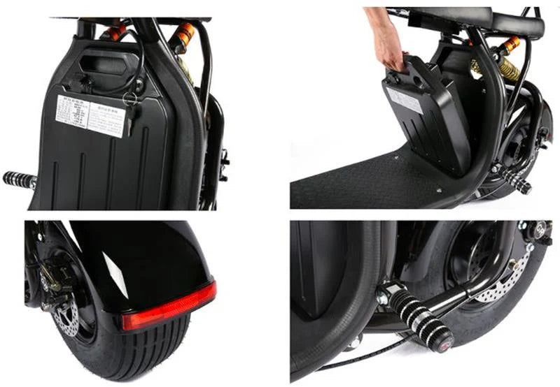 Soversky X7 Fat Tire Two Wheel Golf Scooter