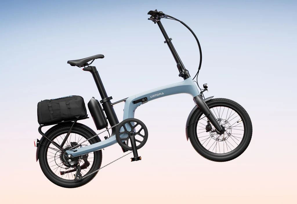Urtopia Carbon Fold 2 E-Bike - Light Blue