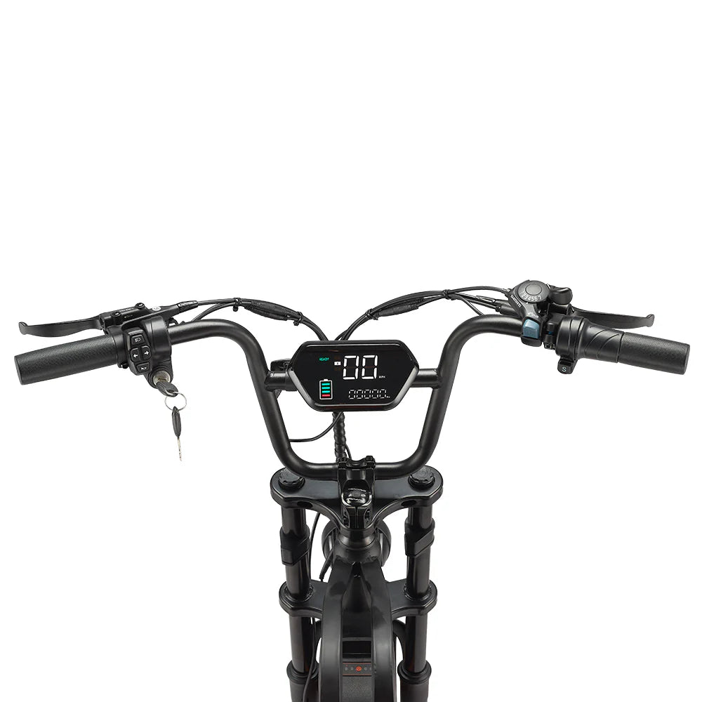 HappyRun Tank G60 Electric Bike | 750W Motor, 48V 18Ah Battery, 68-Mile Range