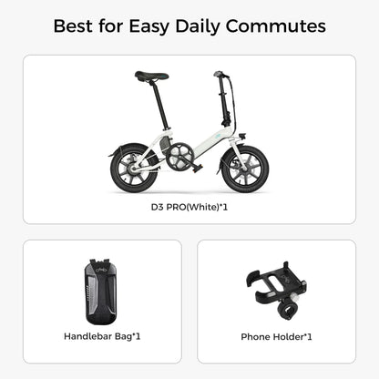 Fiido D3 Pro Mini Electric Bike Review | 250W Foldable Urban E-Bike with 79KM Range