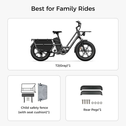 Fiido T2  2024 Longtail Cargo E-bike