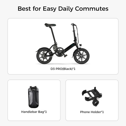 Fiido D3 Pro Mini Electric Bike Review | 250W Foldable Urban E-Bike with 79KM Range