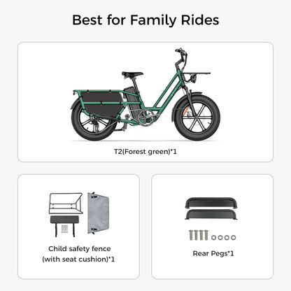 Fiido T2  2024 Longtail Cargo E-bike