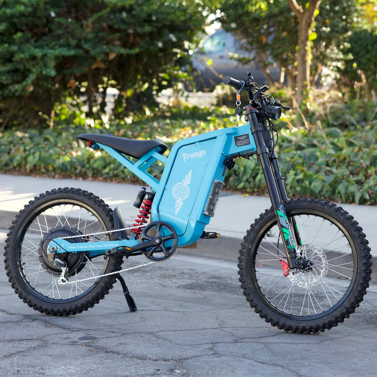 Freego X2 Dirt Master Electric Bike | 6000W Peak Motor, 60V 30Ah Battery, 50 MPH